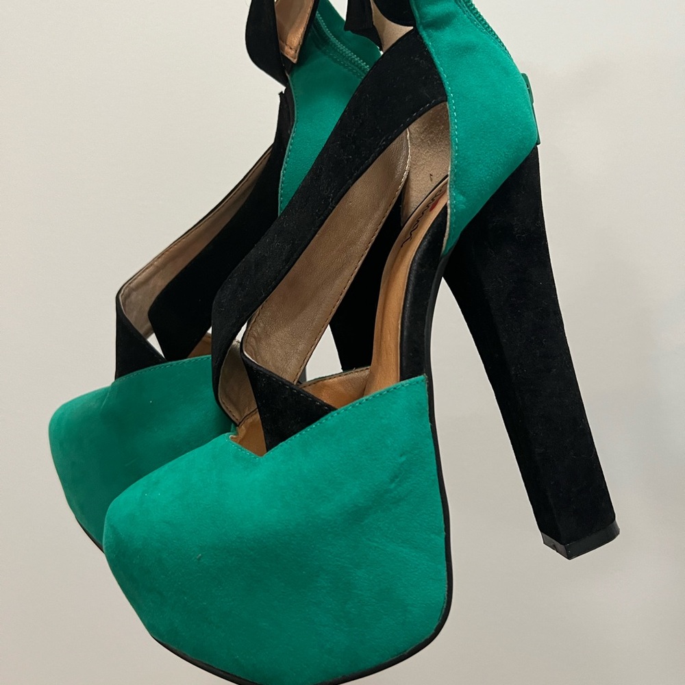 Teal Classy Heels